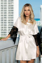   Szlafrok Model Dagmara Light Ecru - DKaren 