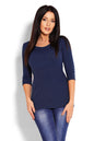  Sweter Damski Model 70008 Petrol Navy - PeeKaBoo 