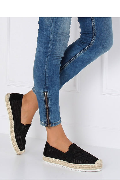   ESPADRYLE DAMSKIE CZARNE 6602 BLACK - Inello 