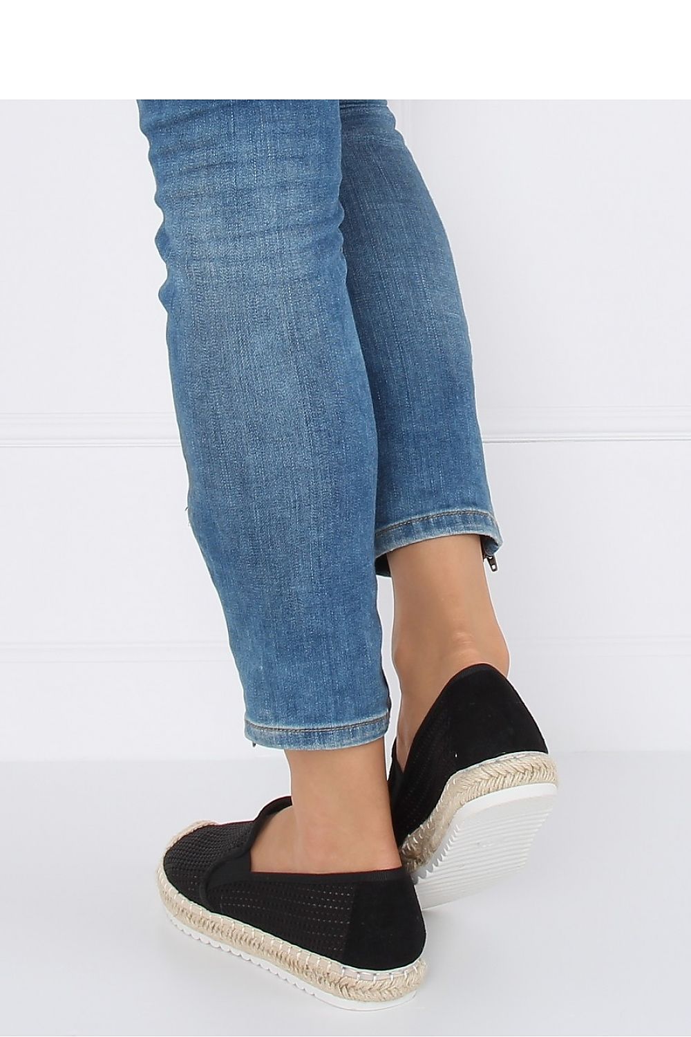   ESPADRYLE DAMSKIE CZARNE 6602 BLACK - Inello 