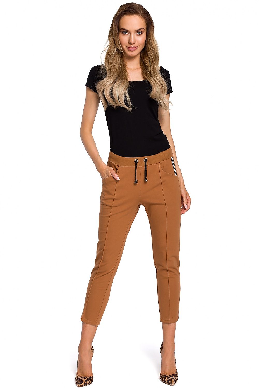  Spodnie Damskie Model MOE411 Carmel - Moe 