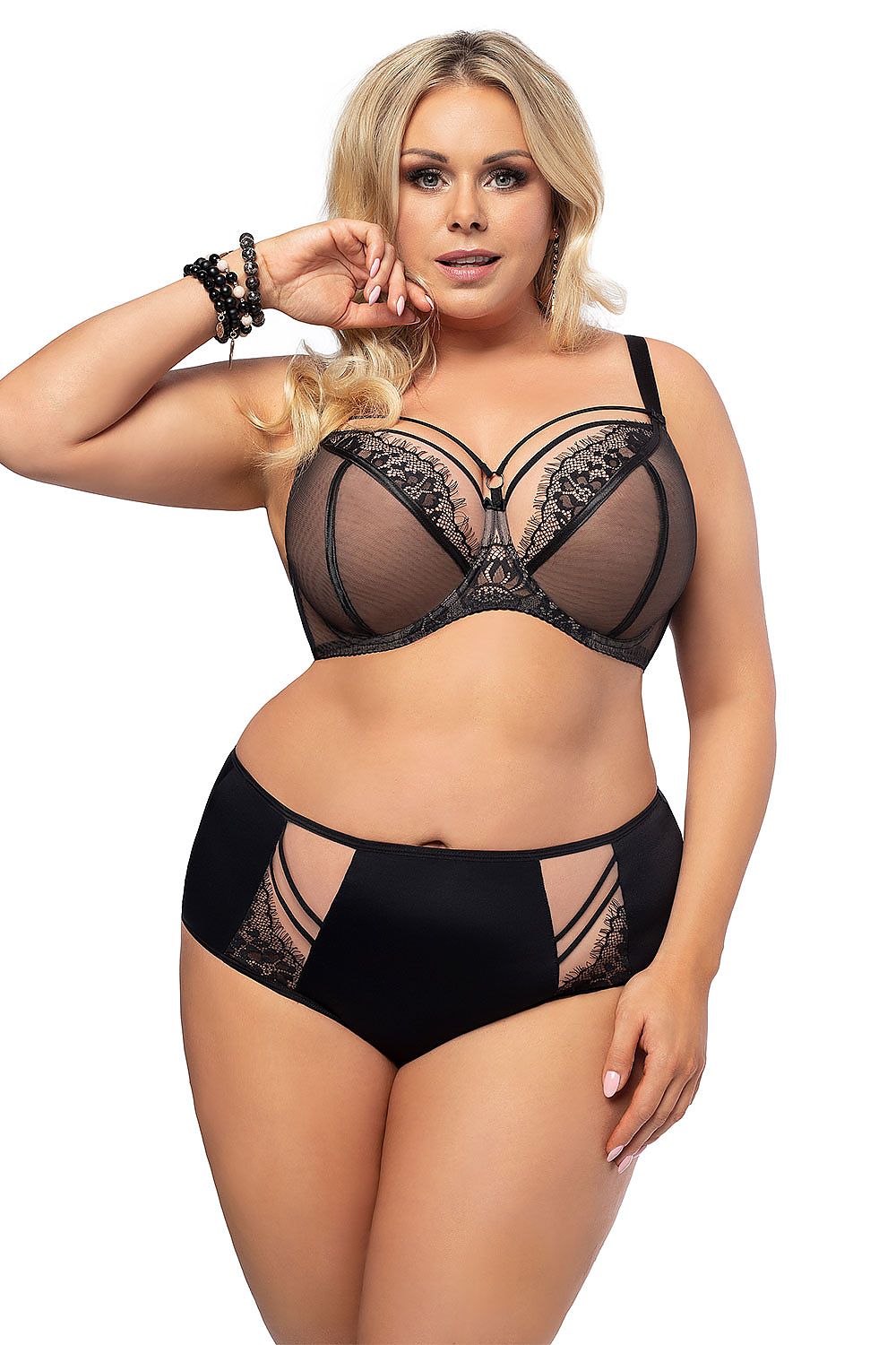  Biustonosz Soft Model K496 Paradise Black - Gorsenia Lingerie 