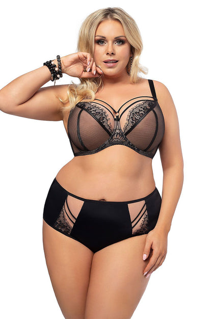  Biustonosz Soft Model K496 Paradise Black - Gorsenia Lingerie 