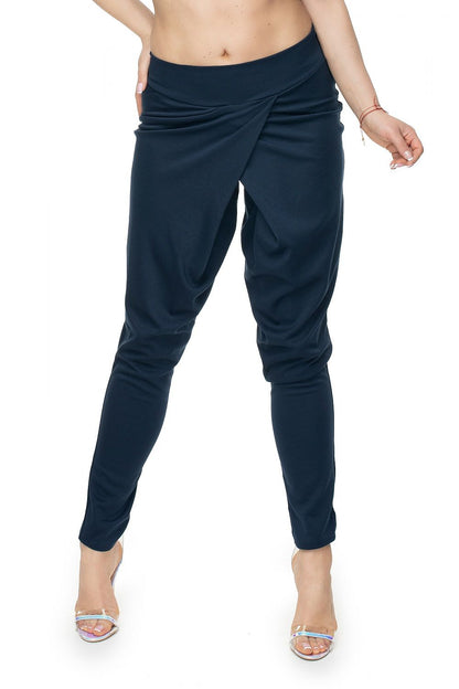   Spodnie Damskie Model 0106 Navy - PeeKaBoo 