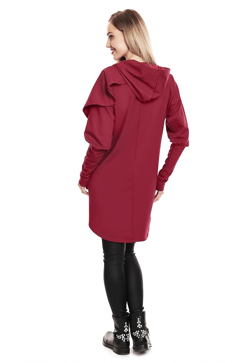   Bluza Ciążowa Model 0146 Bordo - PeeKaBoo 
