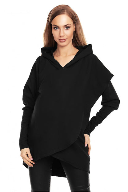   Bluza Ciążowa Model 0146 Black - PeeKaBoo 