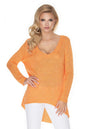   Sweter Damski Model 30067 Orange - PeeKaBoo 