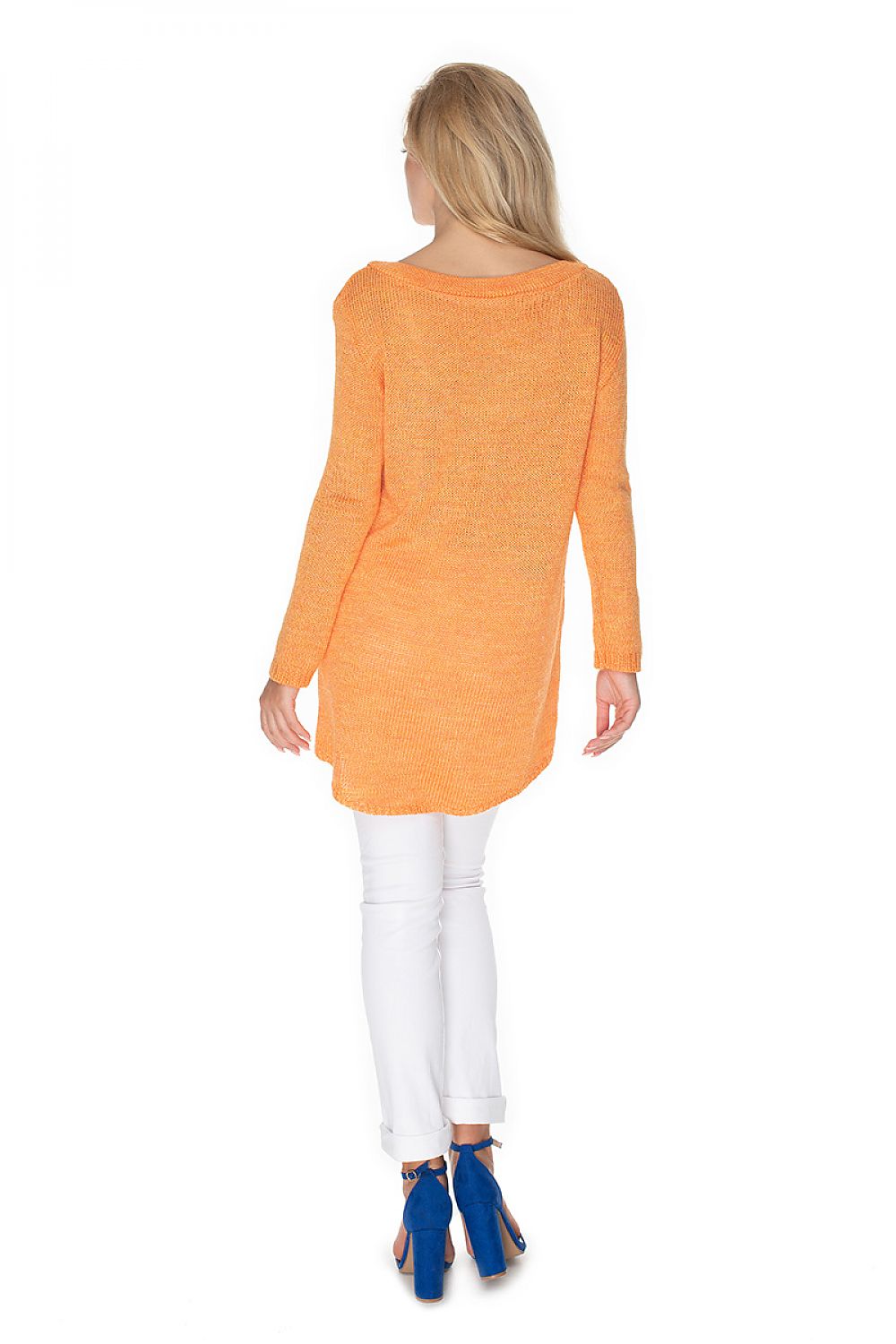   Sweter Damski Model 30067 Orange - PeeKaBoo 