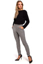   Spodnie Damskie Model MOE460 Grey - Moe 