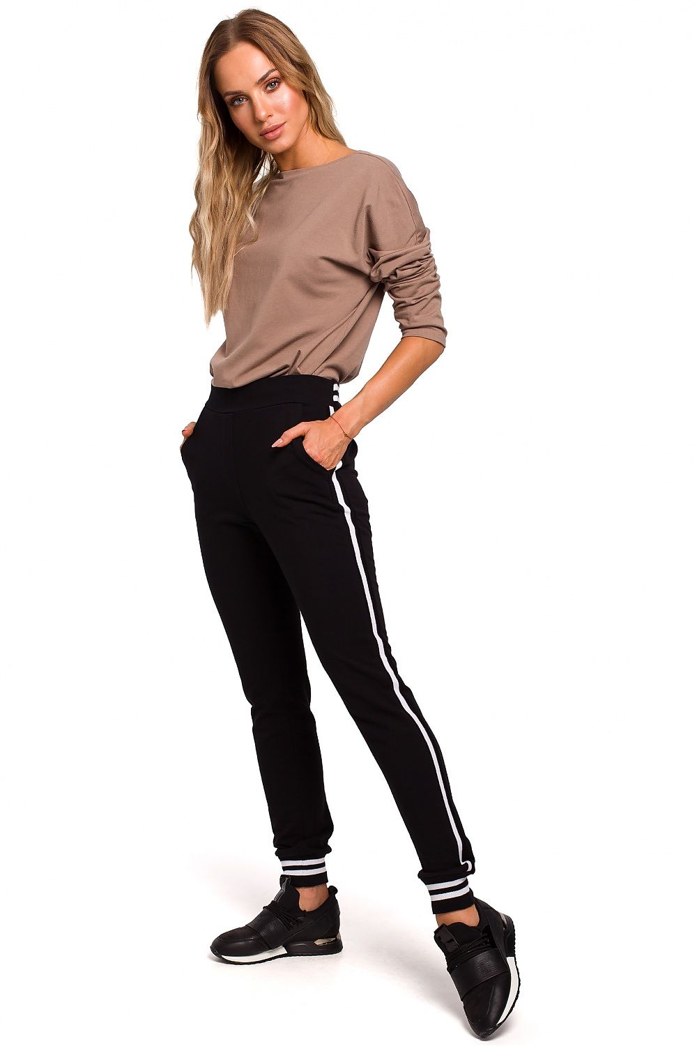   Spodnie Damskie Model MOE460 Black - Moe 