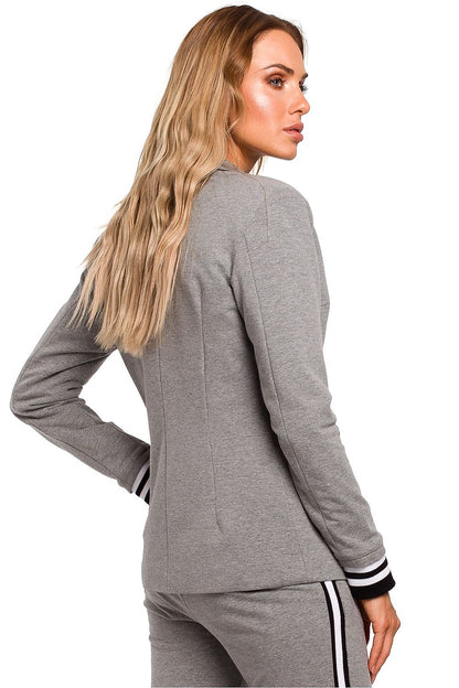   Żakiet Model MOE459 Grey - Moe 