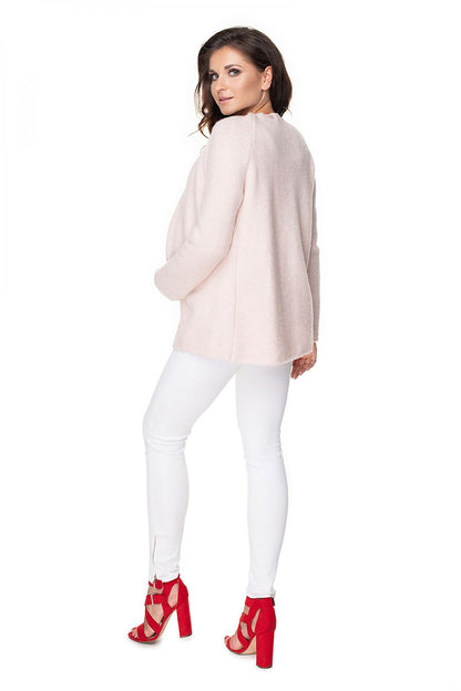  Sweter Kardigan Model 30074 Powder Pink - PeeKaBoo 