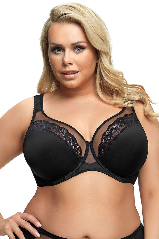  Biustonosz Soft Model Luisse K441 Black - Gorsenia Lingerie 