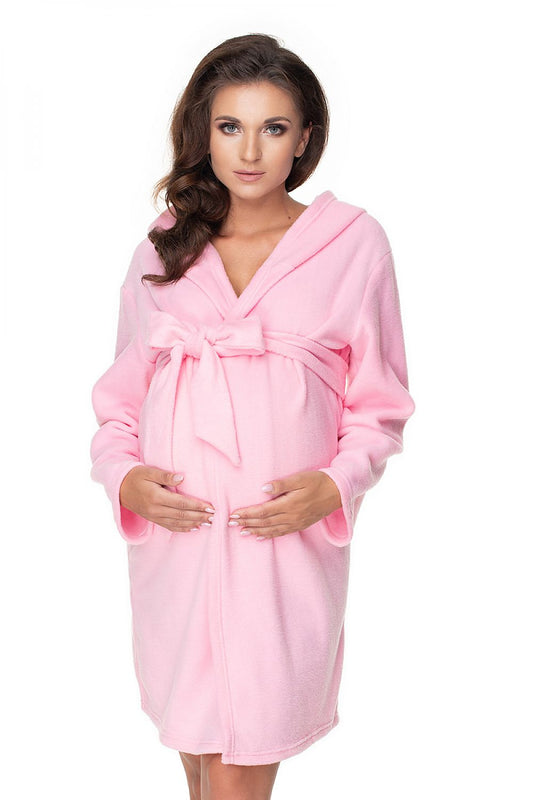  Szlafrok Damski Model 0148 Light Pink - PeeKaBoo 