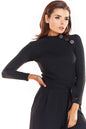   Sweter Damski Model A315 Black - awama 