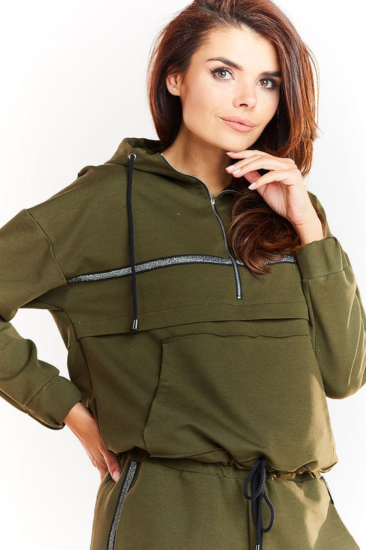   Bluza Damska Model M228 Khaki - Infinite You 