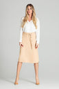  Spódnica Model M697 Beige - Figl 