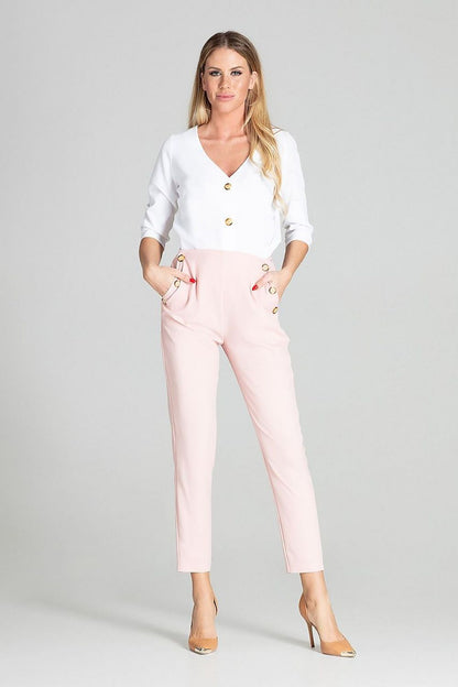   Spodnie Damskie Model M696 Pink - Figl 