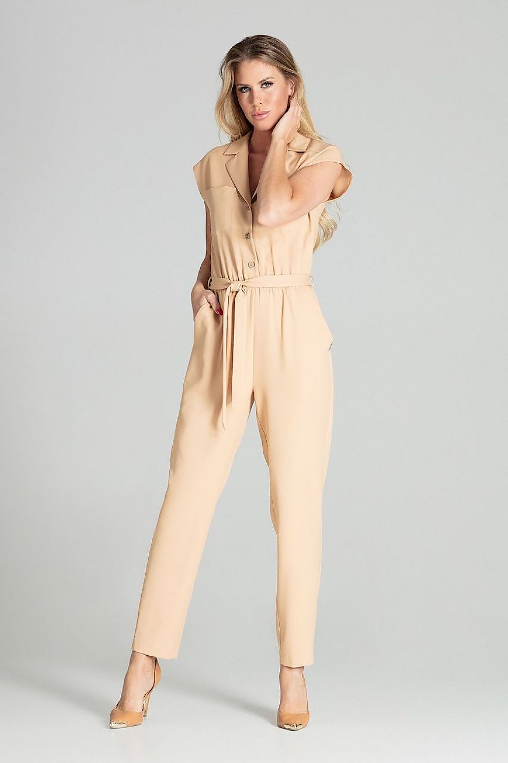   Kombinezon Damski Model M695 Beige - Figl 