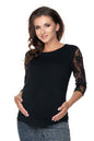   Bluzka Model 0158 Black - PeeKaBoo 
