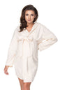  Szlafrok Damski Model 0148 Cream - PeeKaBoo 