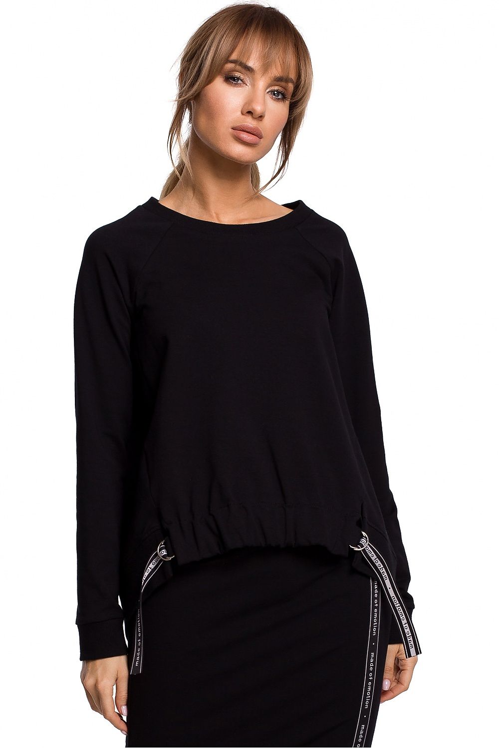   Bluza Damska Model MOE492 Black - Moe 