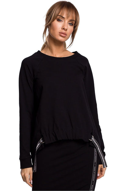   Bluza Damska Model MOE492 Black - Moe 