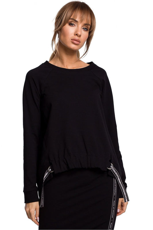   Bluza Damska Model MOE492 Black - Moe 