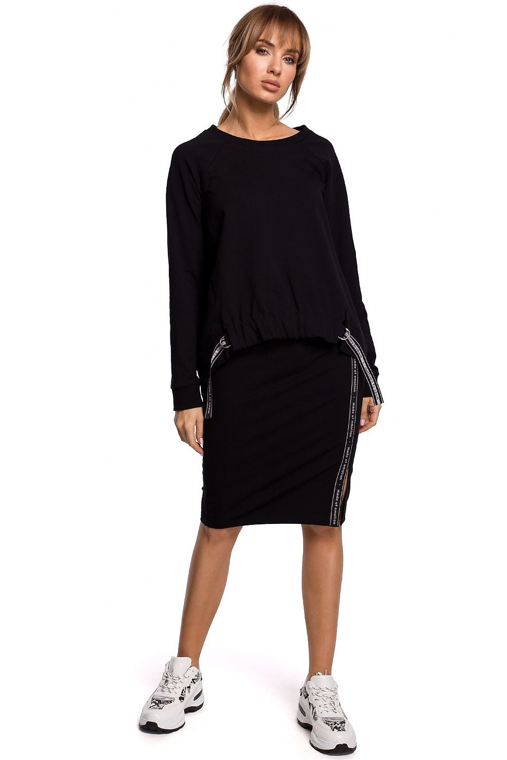   Bluza Damska Model MOE492 Black - Moe 