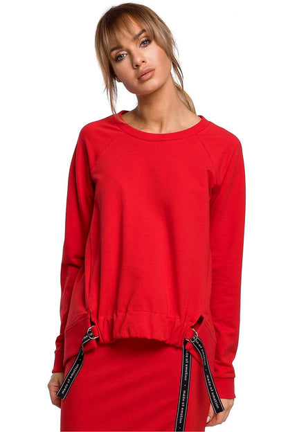   Bluza Damska Model MOE492 Red - Moe 