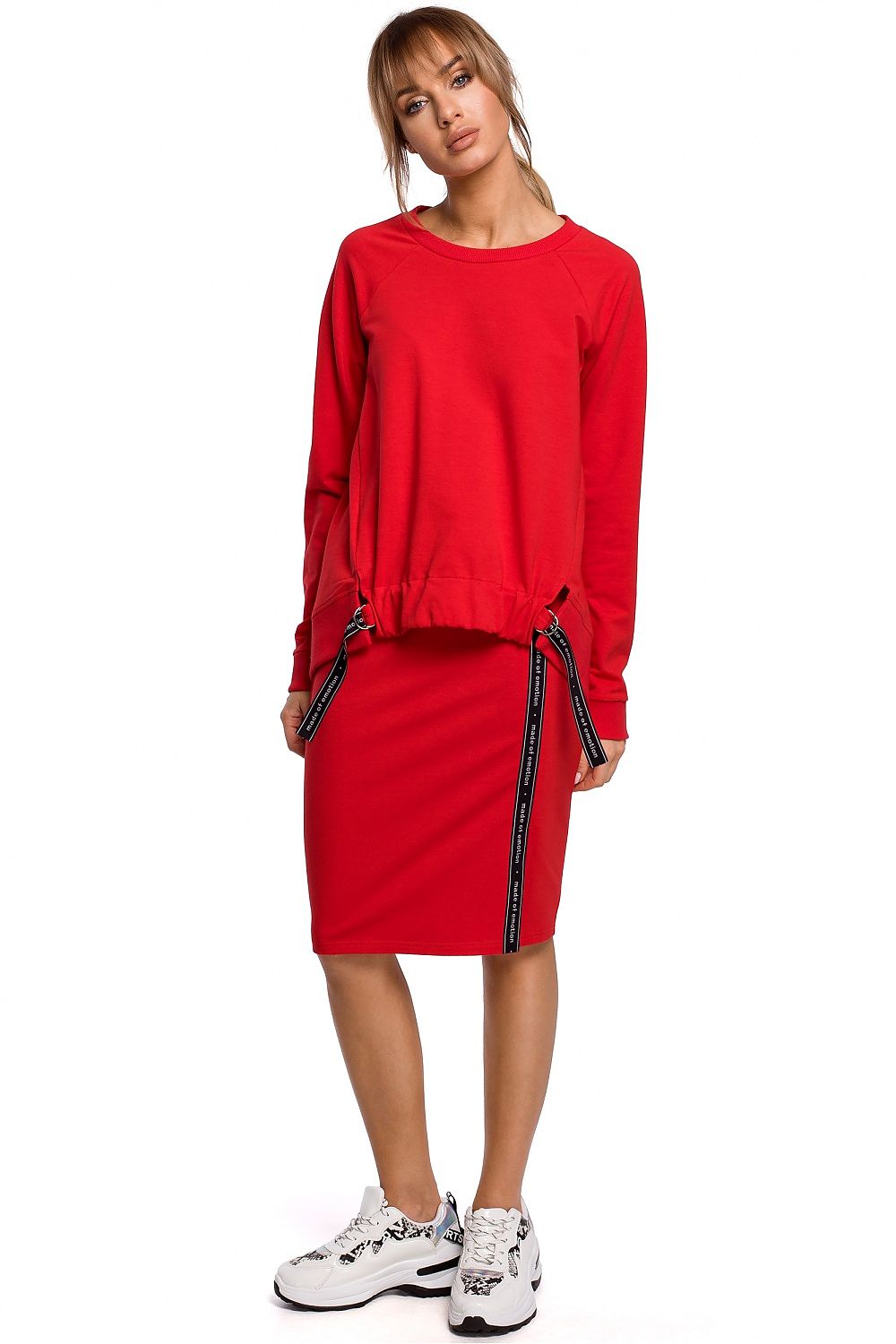   Bluza Damska Model MOE492 Red - Moe 
