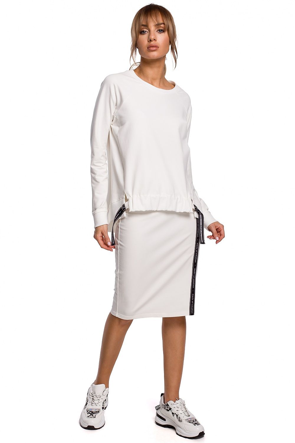   Bluza Damska Model MOE492 Ecru - Moe 