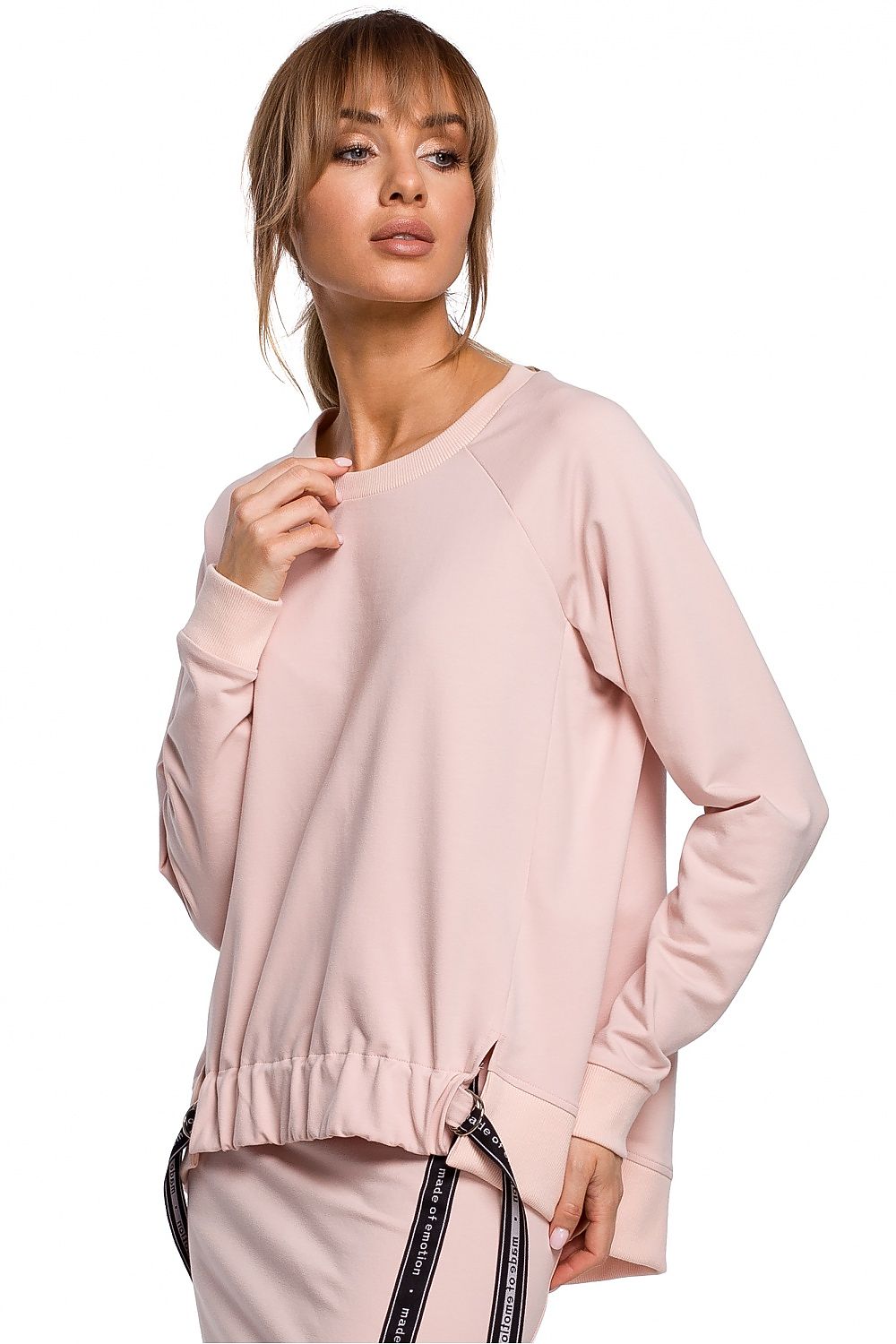   Bluza Damska Model MOE492 Pink - Moe 