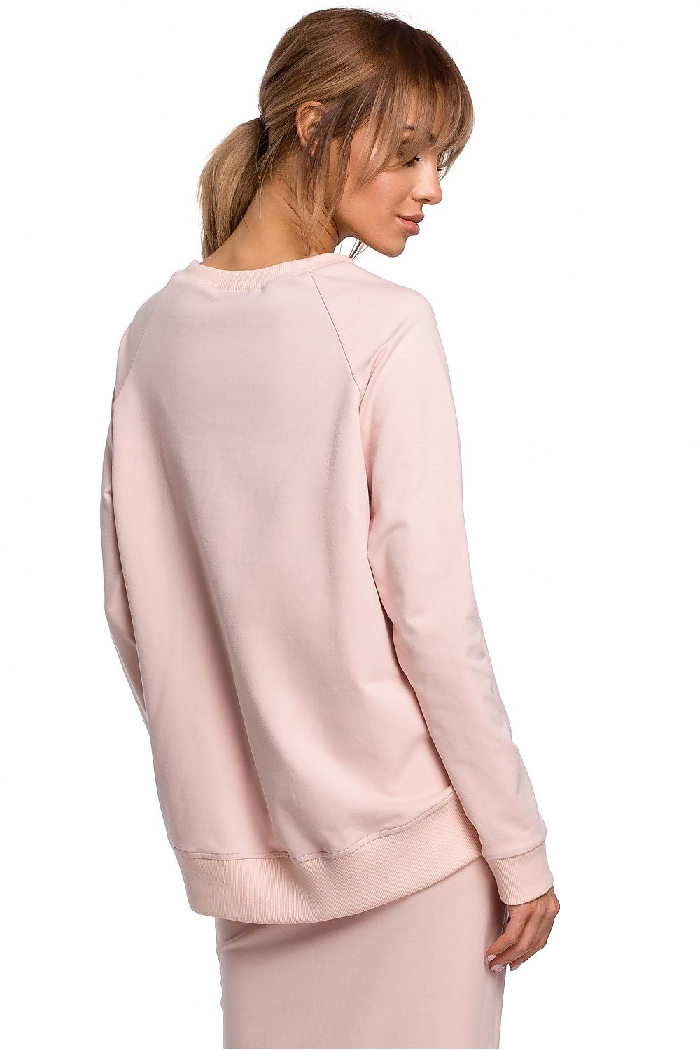   Bluza Damska Model MOE492 Pink - Moe 