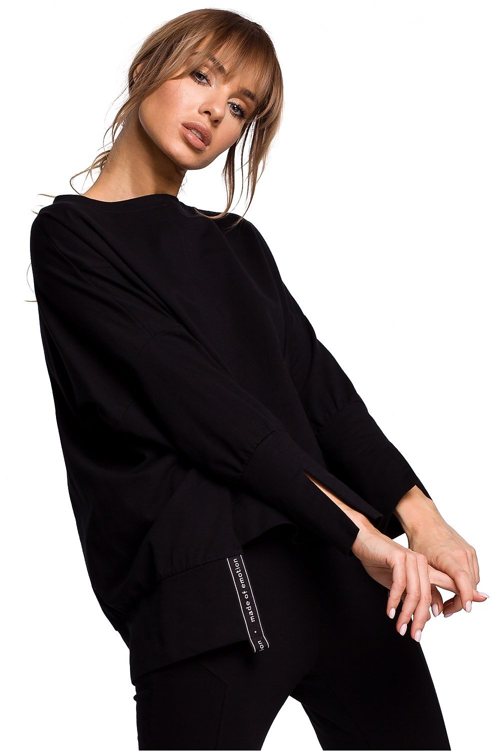   Bluza Damska Model MOE491 Black - Moe 