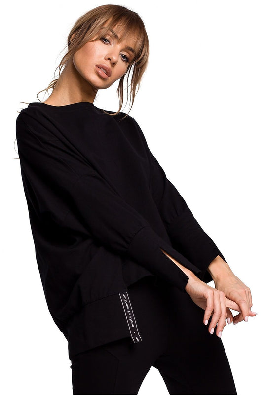   Bluza Damska Model MOE491 Black - Moe 