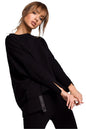   Bluza Damska Model MOE491 Black - Moe 