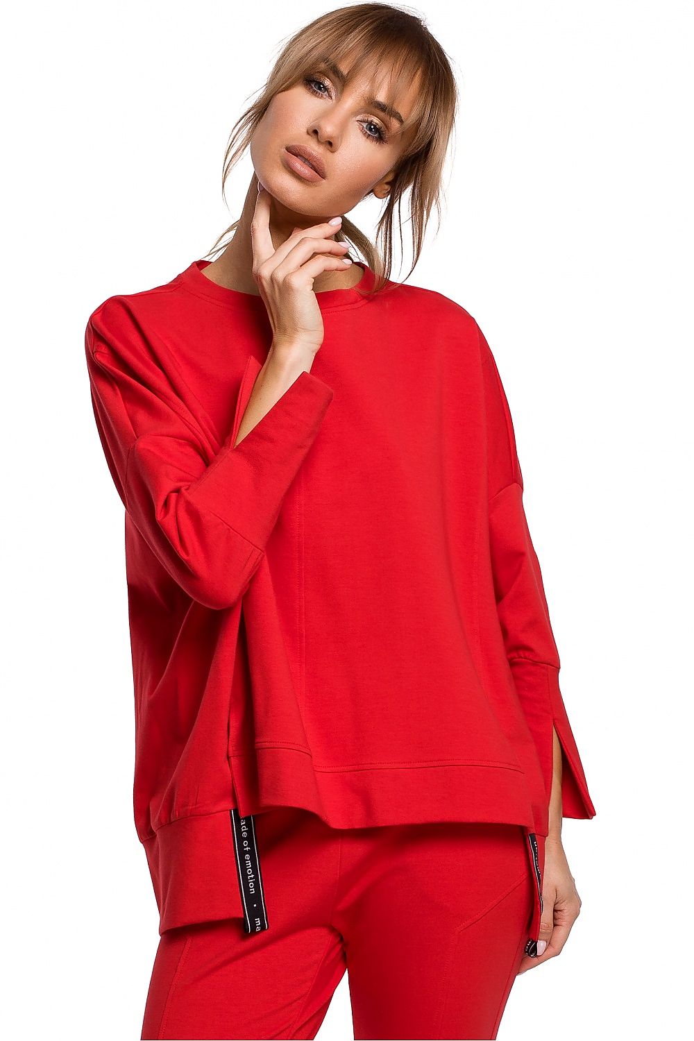   Bluza Damska Model MOE491 Red - Moe 