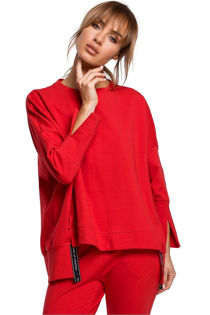   Bluza Damska Model MOE491 Red - Moe 
