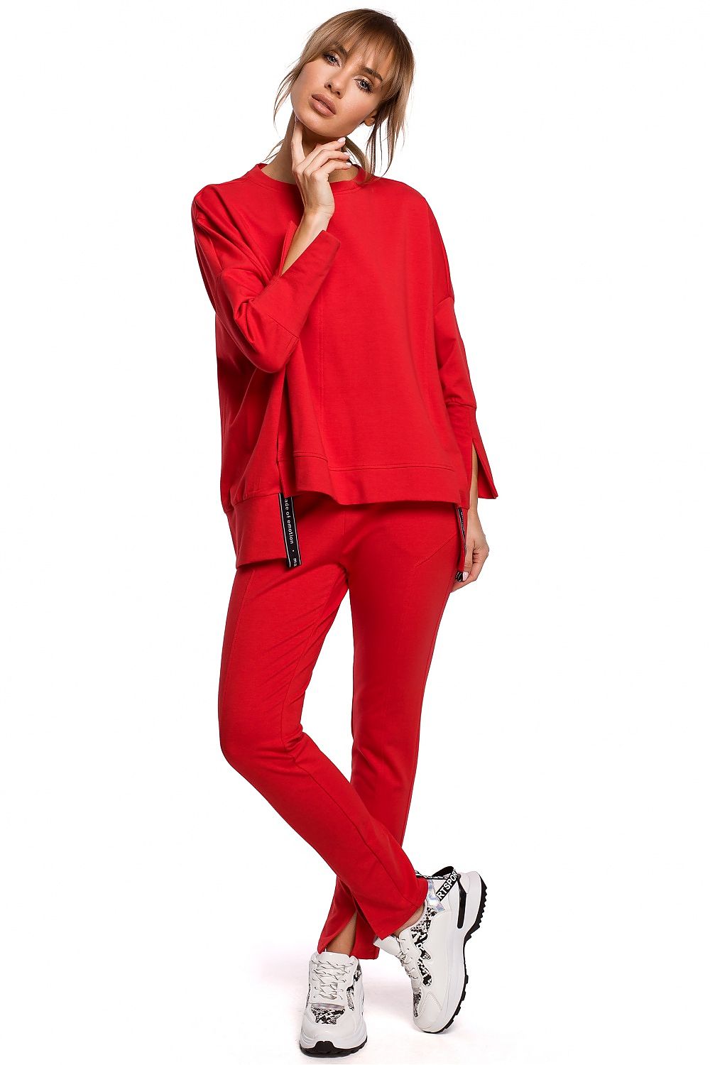  Bluza Damska Model MOE491 Red - Moe 