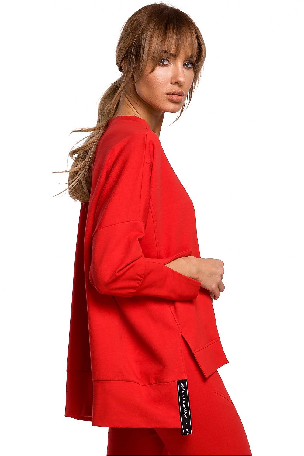   Bluza Damska Model MOE491 Red - Moe 