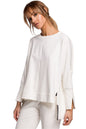   Bluza Damska Model MOE491 Ecru - Moe 