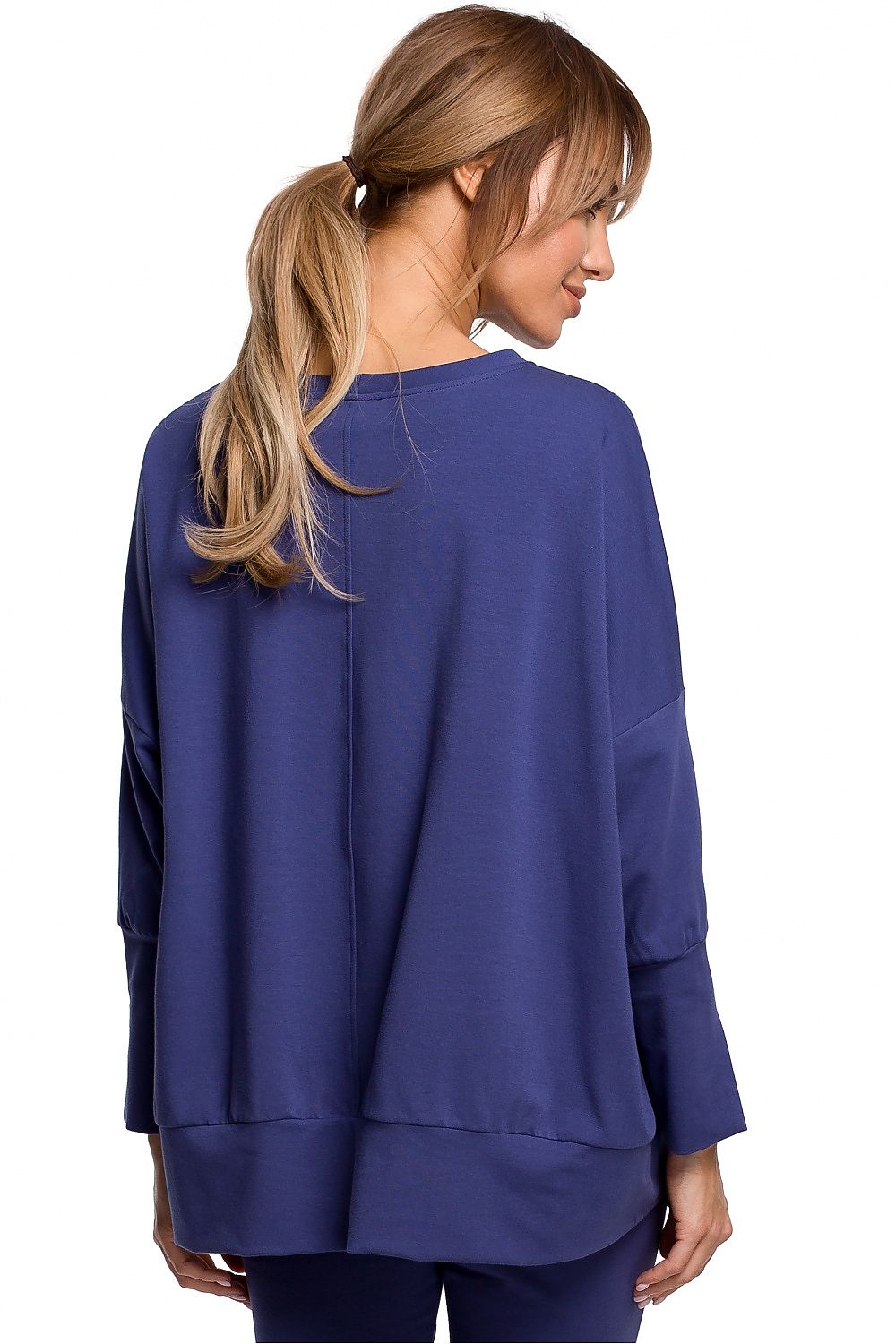   Bluza Damska Model MOE491 Indygo - Moe 