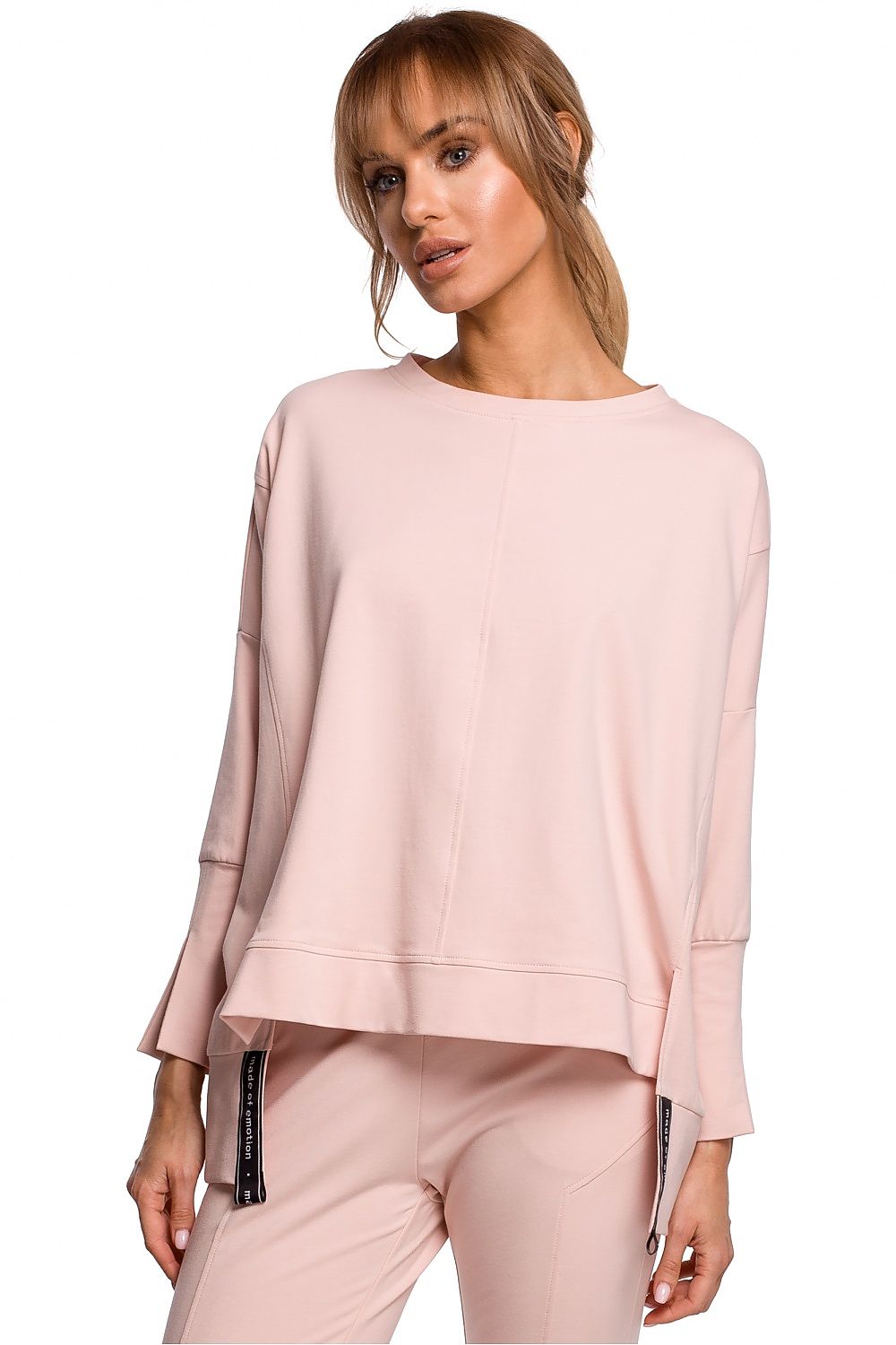   Bluza Damska Model MOE491 Pink - Moe 