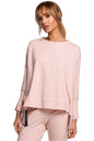   Bluza Damska Model MOE491 Pink - Moe 