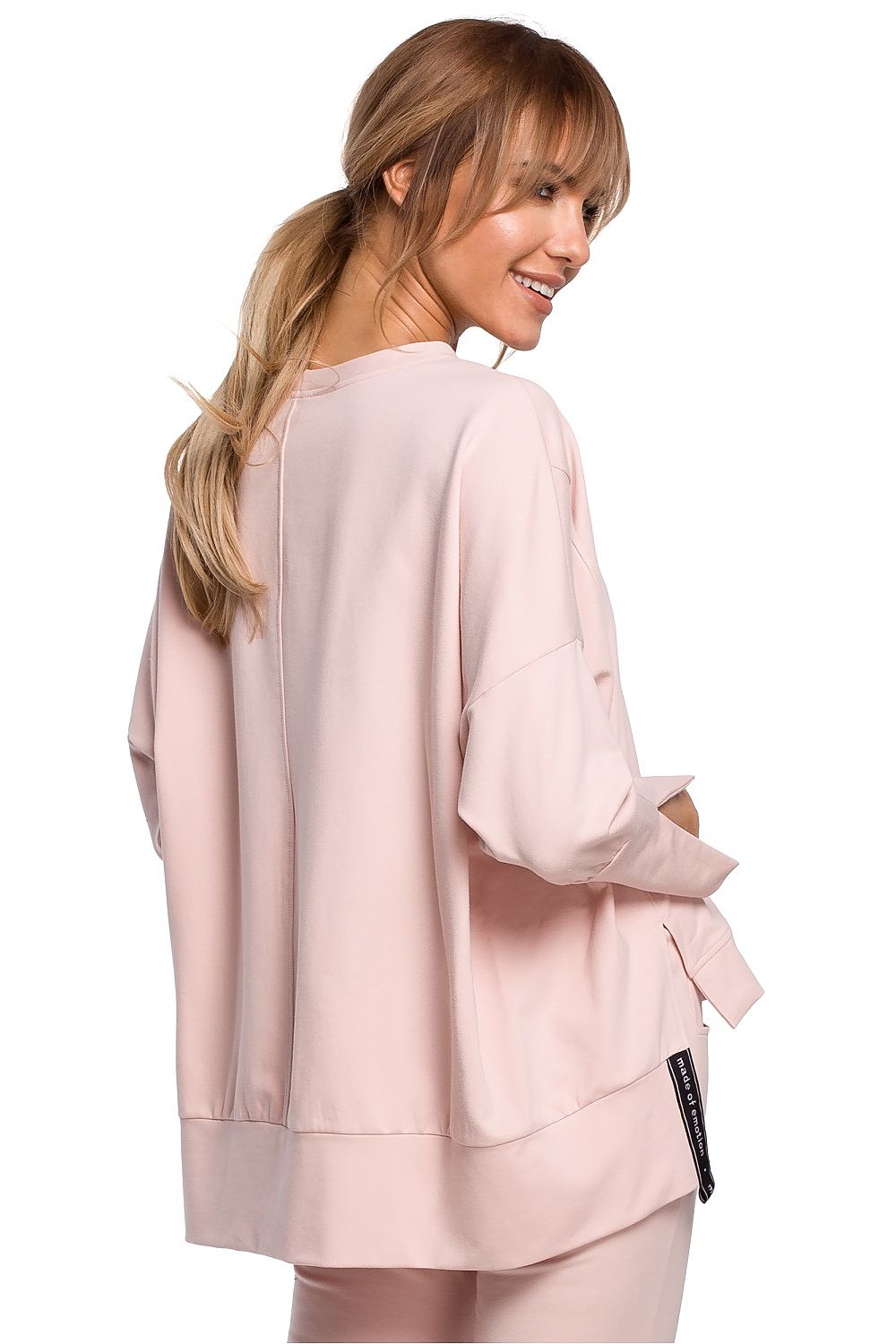   Bluza Damska Model MOE491 Pink - Moe 