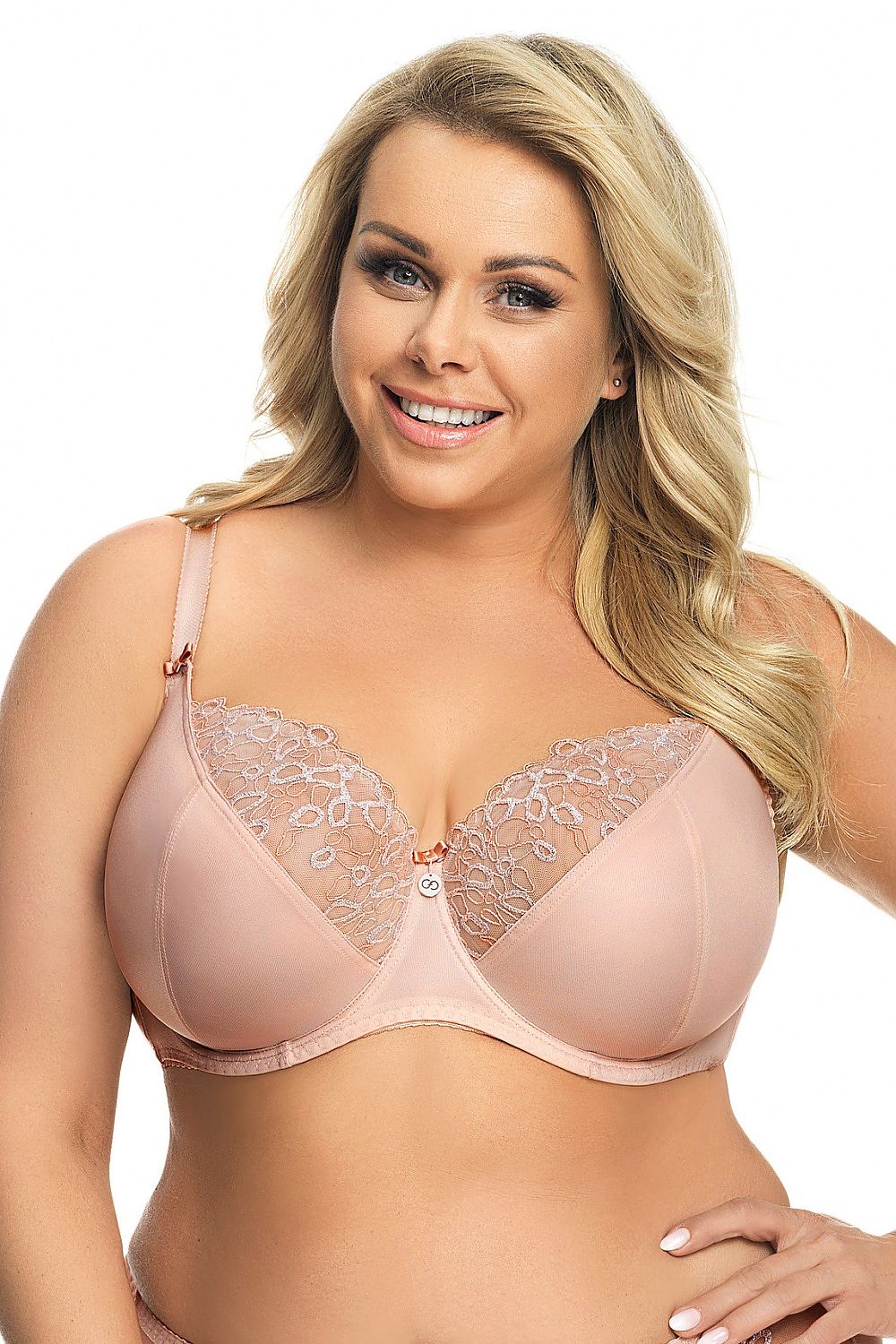  Biustonosz Soft Model Charlotte K546 Powder Pink - Gorsenia Lingerie 