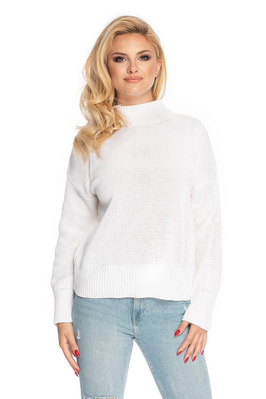   Sweter Damski Model 70035 Denim Cream - PeeKaBoo 
