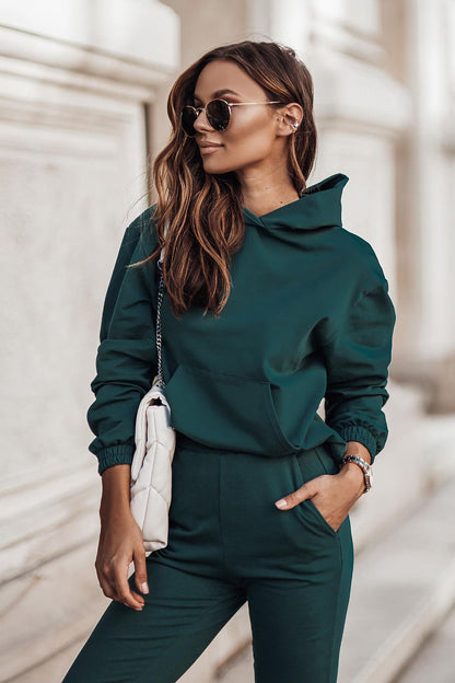  Spodnie Komplet Model Bibi D8 Dark Green - IVON 
