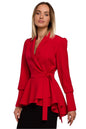   Żakiet Model MOE529 Red - Moe 